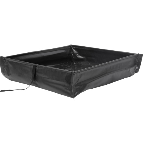 Collapsible Roll-Up Spill Berm, 34 US gal. Capacity, 3' W x 3' L x 6" H Stor-it Systems