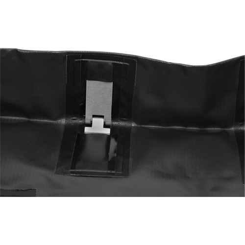 Collapsible Berm, 134 US gal. Capacity, 6' W x 6' L x 6" H, Snap-Up Bracket Stor-it Systems