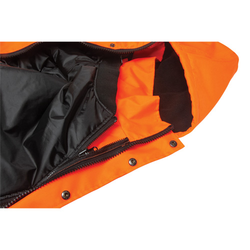 Waterproof 7-in-1 Winter Parka, High Visibility Orange, 2X-Large Stor-it Systems
