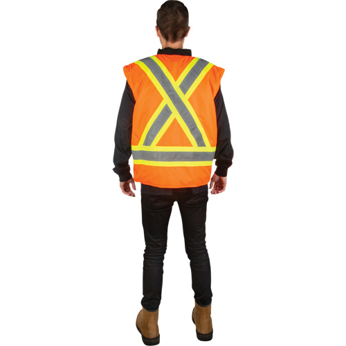 Waterproof 7-in-1 Winter Parka, High Visibility Orange, 2X-Large Stor-it Systems