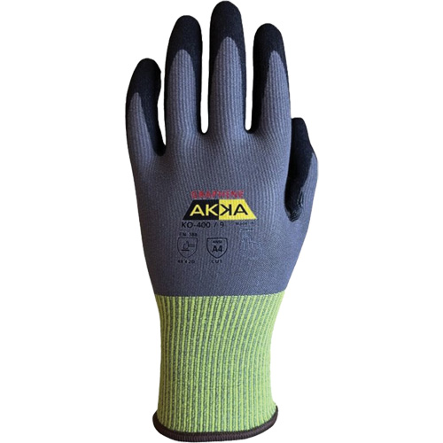 Gants r&eacute;sistants &agrave; la coupe interm&eacute;diaires KO-400, Taille 6, Calibre 15, Rev&ecirc;tement Nitrile, Enveloppe en Nylon/PEHP/Spandex/Graph&egrave;ne, ASTM ANSI niveau A4/EN 388 niveau D Stor-it Systems