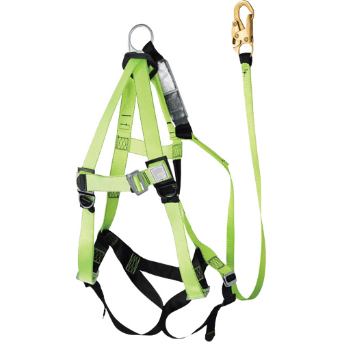 FBH-10000A6440-4 4' Class A Harness & Lanyard with 350 lbs. Capacity, Harness/Lanyard Combo Stor-it Systems