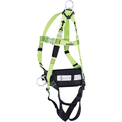 FBH10000L1020-S  Contractor Series Safety Harness with Positioning Belt, CSA Certified, Class AP, Small Stor-it Systems