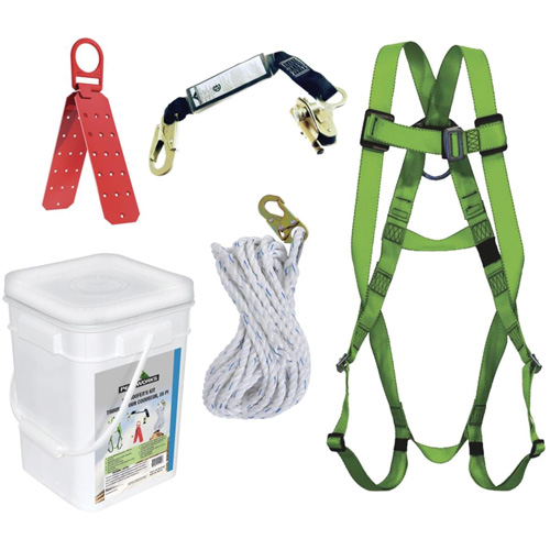 RK4-25 Compliance Roofer's Kit with Reusable Bracket, Roofer's Kit Stor-it Systems