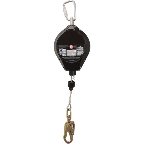 SRL-73302-40LE Self-Retracting Lifeline, 40', Galvanized Steel, Swivel Stor-it Systems