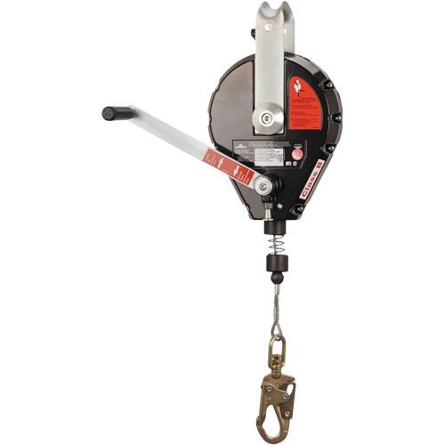 SRL-73303-60 Cable Self-Retracting Lifeline with Recovery, 60', Galvanized Steel, Swivel Stor-it Systems