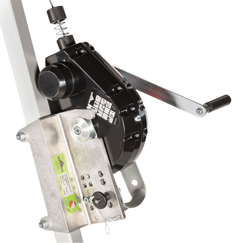 SRL-73303-60 Cable Self-Retracting Lifeline with Recovery, 60', Galvanized Steel, Swivel Stor-it Systems