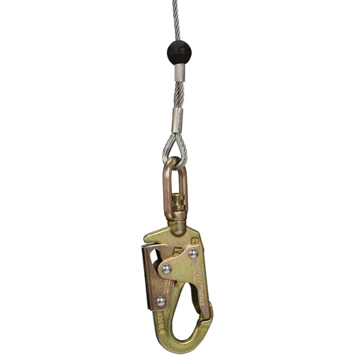 SRL-73303-96 Cable Self-Retracting Lifeline with Recovery, 96', Galvanized Steel, Swivel Stor-it Systems