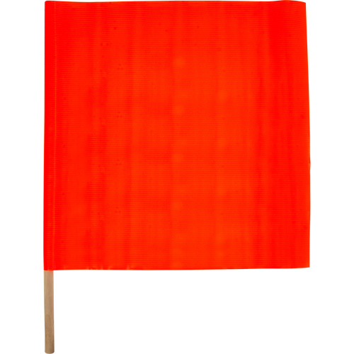 Traffic Safety Flag, Mesh, With Handle Stor-it Systems