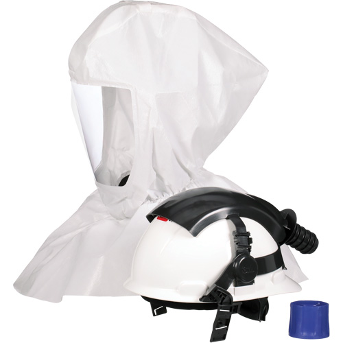 Cagoule Versaflo s&eacute;rie S S-665 avec col interne et casque, Standard, Casque rigide Stor-it Systems