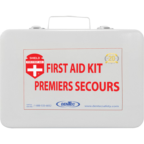 Shield First Aid Kit, Meets/Exceeds CSA Z1220-24 Type 2 Low-Risk Environment, Small (2-25 Workers) Stor-it Systems