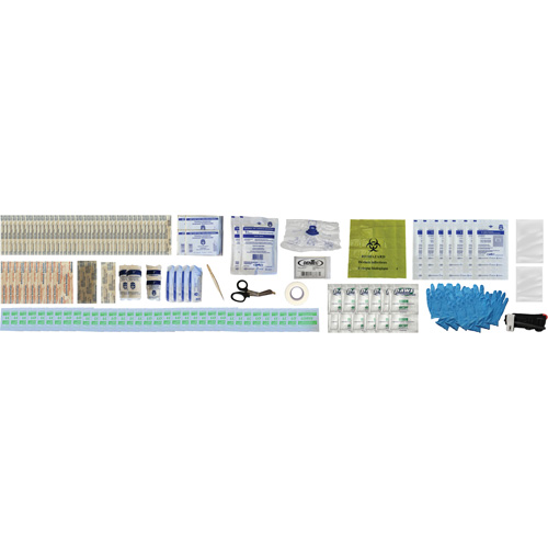 Trousse de premiers soins Shield, R&eacute;pond ou surpasse la norme CSA Z1220-24 type 2 environnements &agrave; faible risque, Moyen (26-50 travailleurs) Stor-it Systems