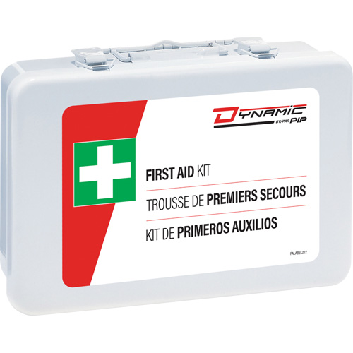 Trousse de premiers soins Dynamic, R&eacute;pond ou surpasse la norme CSA Z1220-24 type 2 environnements &agrave; faible risque, Petit (2-25 travailleurs) Stor-it Systems