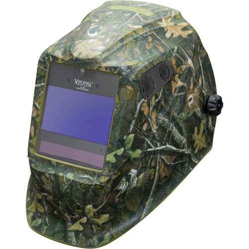 VIKING 2450 ADV Series White Tail Camo&reg; Helmet, 3.82" L x 2.44" W View Area, 5 - 13 Shade Range Stor-it Systems