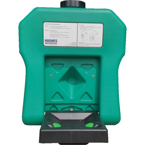 Poste de douche oculaire portable autonome, Aliment&eacute; par gravit&eacute;, Capacit&eacute; 16 gal., Conformit&eacute; ANSI Z358.1 Stor-it Systems