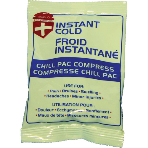 Instant Chill Pac Compress, Cold, Single Use, 4" x 6" Stor-it Systems