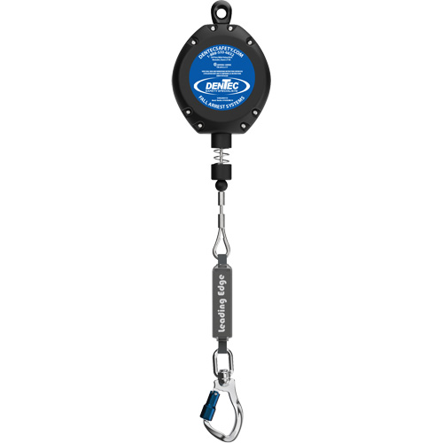 Cordage de s&eacute;curit&eacute; autor&eacute;tractable, 30', Acier galvanis&eacute;, Pivotant Stor-it Systems