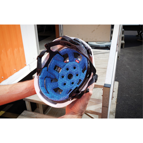 Doublure rafraîchissante pour casque de protection BOLT, Bleu Stor-it Systems