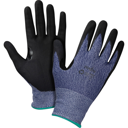 Cut-Resistant Gloves, Size Large, 15 Gauge, Foam Nitrile Coated, HPPE Shell, ASTM ANSI Level A3 Stor-it Systems