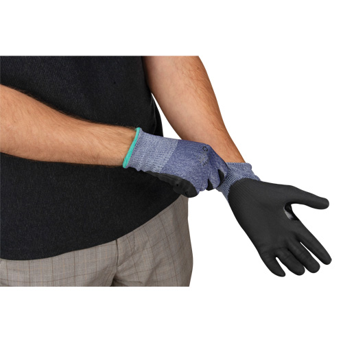 Cut-Resistant Gloves, Size Large, 15 Gauge, Foam Nitrile Coated, HPPE Shell, ASTM ANSI Level A3 Stor-it Systems