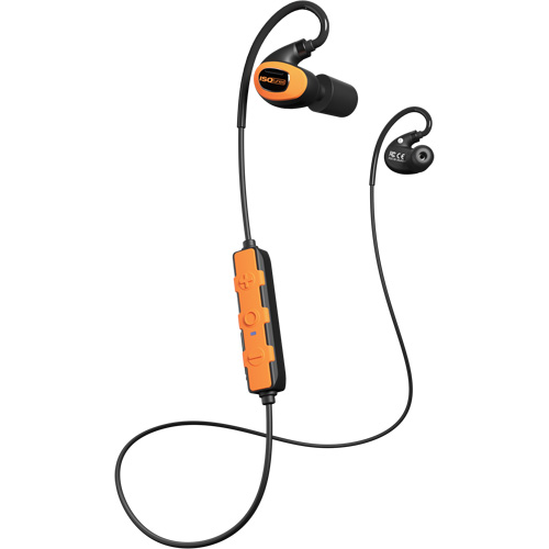 Safety Orange Pro 3.0 Bluetooth Earbuds Stor-it Systems
