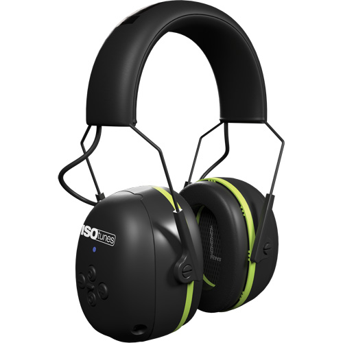 &eacute;couteurs Bluetooth Air Defender noir & vert, Style Bandeau, 24 dB Stor-it Systems