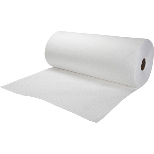 Rouleaux absorbants li&eacute;es, Poids moyen, 150' lo x 30" la, Absorption 20 gal. Stor-it Systems