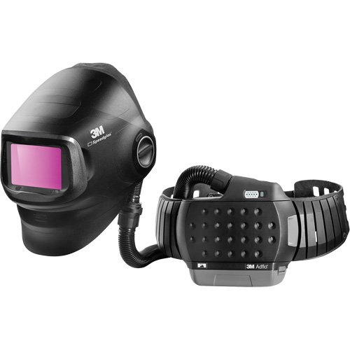 Speedglas G5-01 Heavy-Duty Welding Helmet with Adflo PAPR Assembly, Welding Helmet, Lithium-Ion Battery Stor-it Systems
