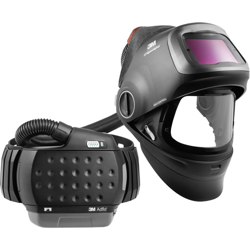 Speedglas G5-01 Heavy-Duty Welding Helmet with Adflo PAPR Assembly, Welding Helmet, Lithium-Ion Battery Stor-it Systems
