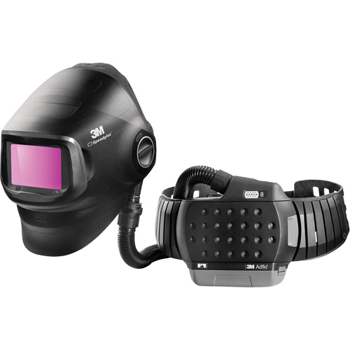 Speedglas G5-01 Heavy-Duty Welding Helmet with Adflo PAPR Assembly, Welding Helmet, Lithium-Ion Battery Stor-it Systems