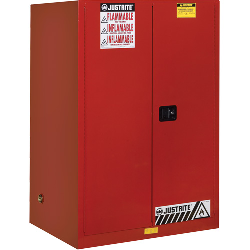 Sure-Grip&reg; EX Flammable Cabinet, 90 Gal., 2 Door, 43" W x 65" H x 34" D Stor-it Systems