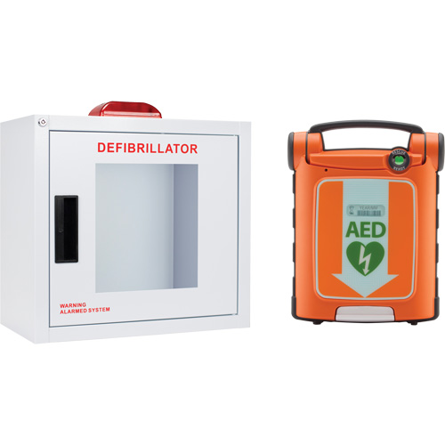 Trousse DEA Powerheart G5 avec armoire, Semi-automatique, Bilingue, Classe 3 Stor-it Systems