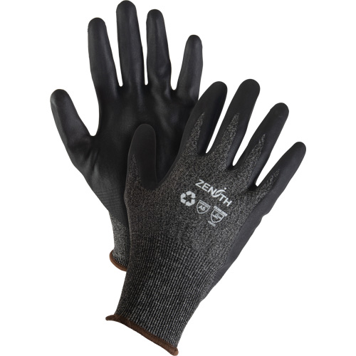 Gants &eacute;cologiques, l&eacute;gers, et r&eacute;sistants &agrave; la coupe, &agrave; haute dext&eacute;rit&eacute;, Taille 10, Calibre 21, Rev&ecirc;tement Mousse de nitrile, Enveloppe en Acier inoxydable/PEHP/rPET, ASTM ANSI niveau A5 Stor-it Systems