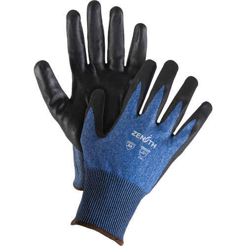 Lightweight High-Dexterity Cut-Resistant Gloves, Size 7, 18 Gauge, Foam Nitrile Coated, Stainless Steel/HPPE/Tungsten Shell, ASTM ANSI Level A9 Stor-it Systems
