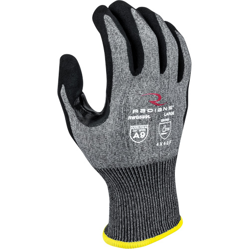 Gants enduits r&eacute;sistants &agrave; la coupe RWG589, Taille T-petit, Calibre 18, Rev&ecirc;tement Mousse de nitrile, Enveloppe en PEHP, ASTM ANSI niveau A9/EN 388 niveau F Stor-it Systems