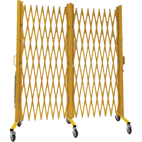 Barri&egrave;re extensible, 84" h x 20' lo, Jaune Stor-it Systems