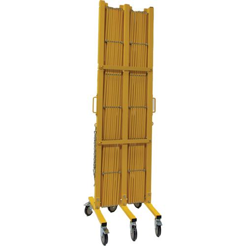 Barri&egrave;re extensible, 84" h x 20' lo, Jaune Stor-it Systems