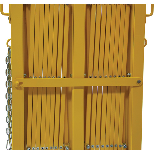 Barri&egrave;re extensible, 84" h x 20' lo, Jaune Stor-it Systems