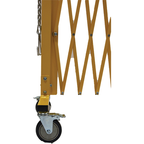 Barri&egrave;re extensible, 84" h x 20' lo, Jaune Stor-it Systems