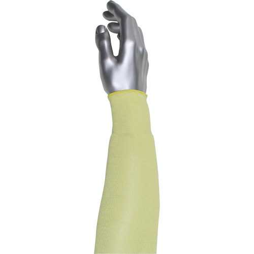 Kut Gard&reg; Single-Ply Cut-Resistant Sleeve, Aramid/ATA&reg;, 10", ASTM ANSI Level A4, Yellow Stor-it Systems