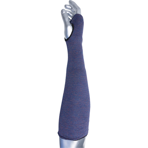 Kut Gard&reg; ECO Series 2-Ply ASP Sleeve with Thumb Hole, Aramid, 14", ASTM ANSI Level A3, Purple Stor-it Systems