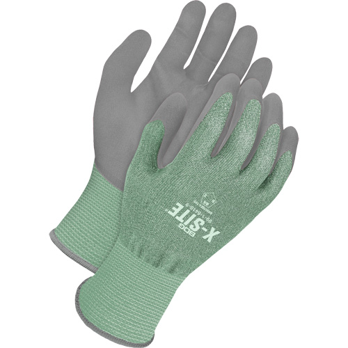 X-Site&reg; Coated Cut-Resistant Touchscreen Gloves, Size 6, 18 Gauge, Polyurethane Coated, HPPE Shell, ASTM ANSI Level A4 Stor-it Systems