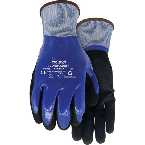 Gants Stealth Avenger 372, Petit, R&ecirc;vetement Nitrile, Calibre 15, Enveloppe en rPET Stor-it Systems