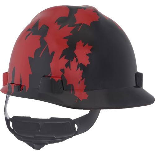 Casque sp&eacute;cialis&eacute; V-Gard, Suspension Rochet, Noir/Rouge Stor-it Systems