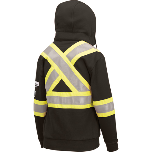 Heavyweight Safety Hoodie, Women's, X-Small, Black Stor-it Systems