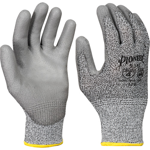 Cut-Resistant Gloves, Size Small, 13 Gauge, Polyurethane Coated, ASTM ANSI Level A4 Stor-it Systems