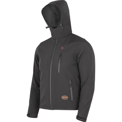 Veste chauffante Softshell, Hommes, Petit, Noir Stor-it Systems