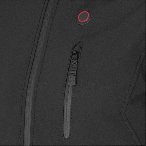 Veste chauffante Softshell, Hommes, Petit, Noir Stor-it Systems