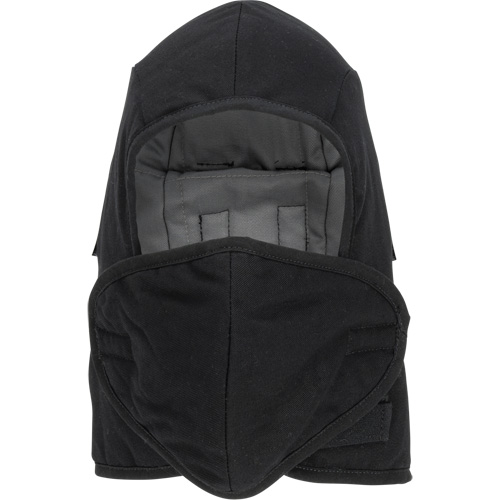 Doublure matelass&eacute;e ignifug&eacute;e Pioneer 766A pour casque de s&eacute;curit&eacute; avec embout buccal amovible, Noir/Gris, Coton/FR-Tech/Modacrylique/Nylon Stor-it Systems