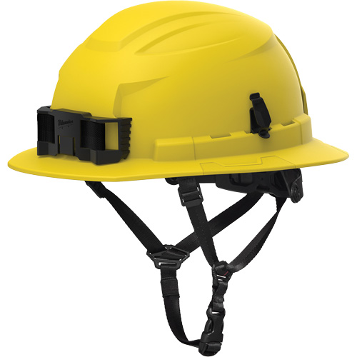 BOLT 4-Point Full Brim Safety Helmet, Ratchet Suspension, ANSI Type II/CSA Type 2 Stor-it Systems